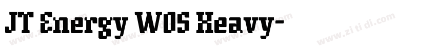 JT Energy W05 Heavy字体转换